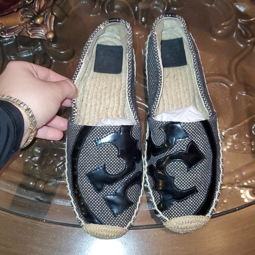 Tory Burch Blue Espadrille